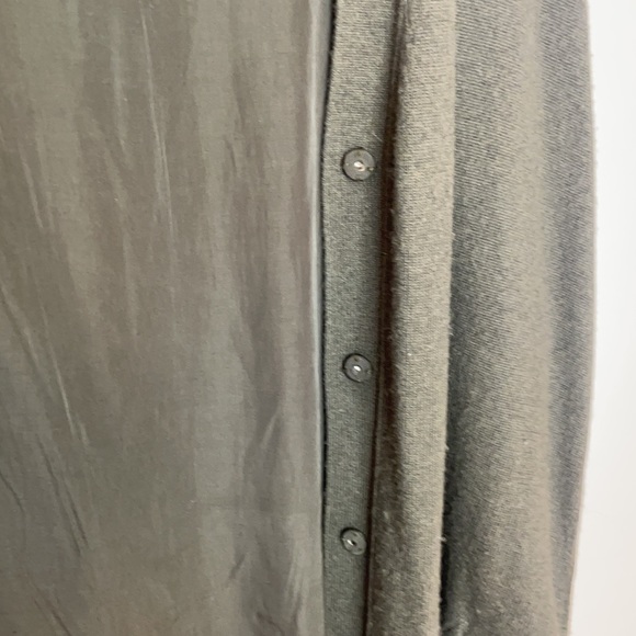 Sandro Hunter Green Snap Button Cardigan - Picture 3 of 5